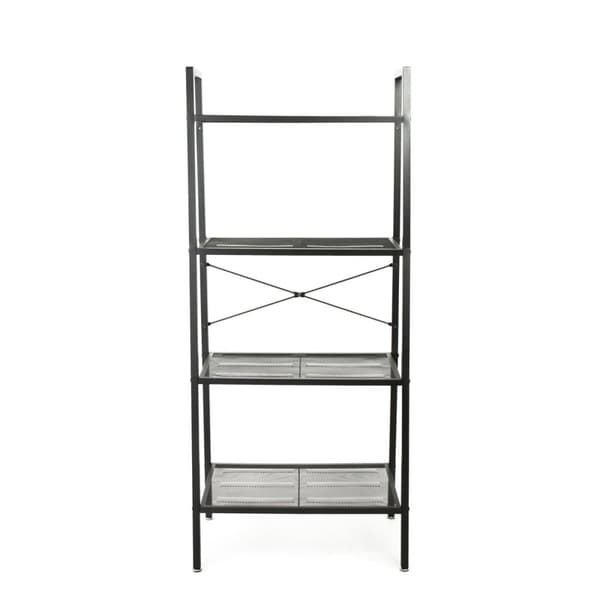 Kirjahylly | MALMI | metalli musta | 60x35x135 cm | 832241