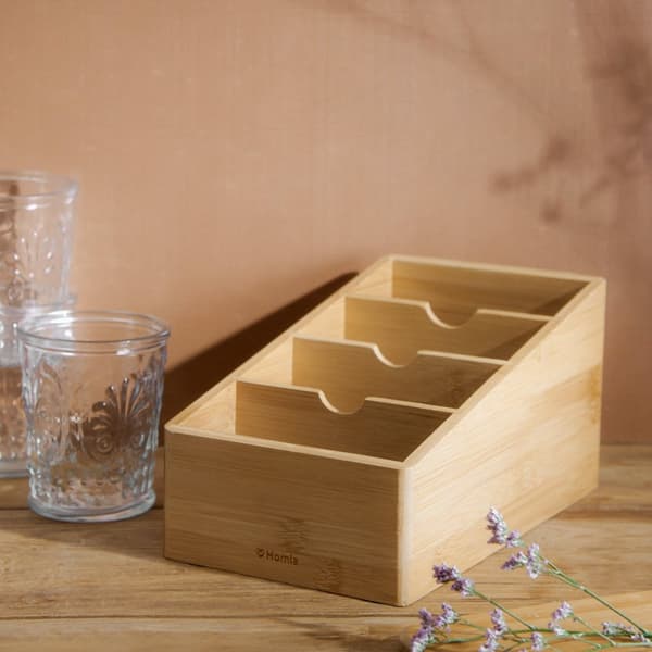 Arrangør | BAMBU | køkken bambus | 25x13 cm | 975848