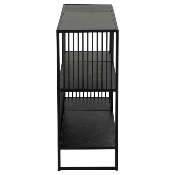 Strington reol 2 hylder sort.