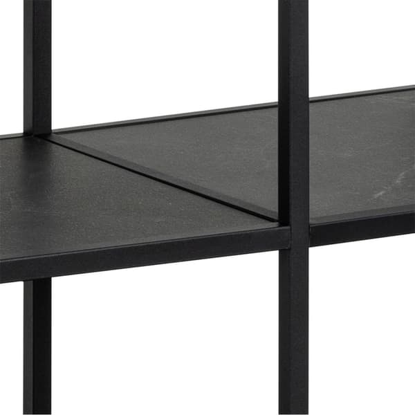 Strington reol 2 hylder sort.