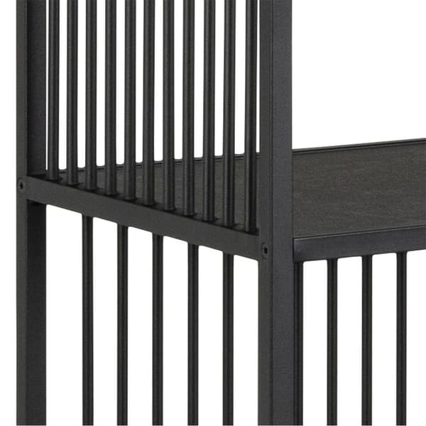 Strington reol 5 hylder sort.