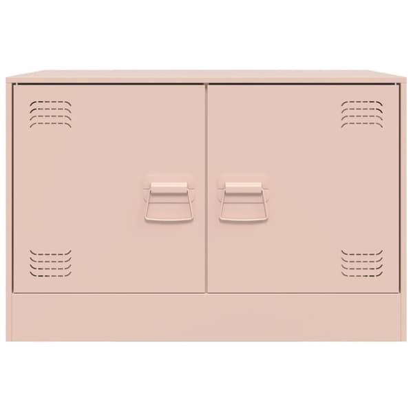 TV-taso pinkki 67x39x44 cm teräs
