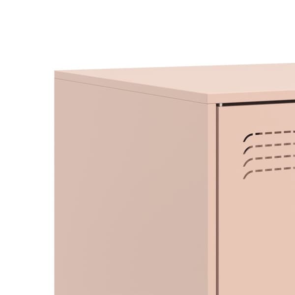 TV-taso pinkki 67x39x44 cm teräs