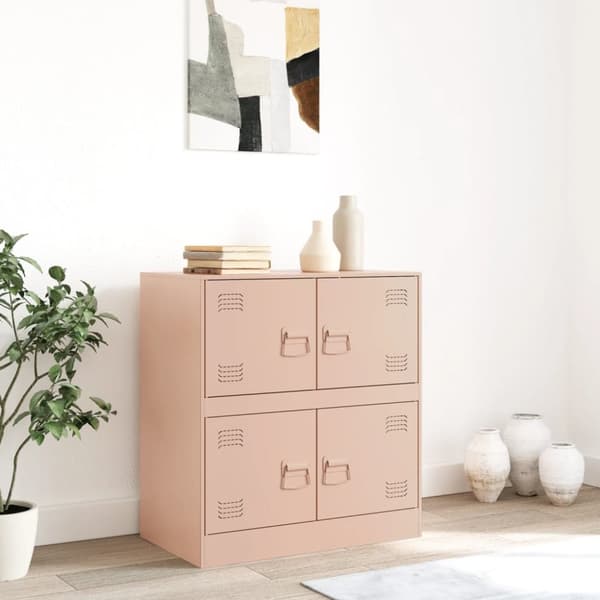 Senkki pinkki 67x39x73 cm teräs