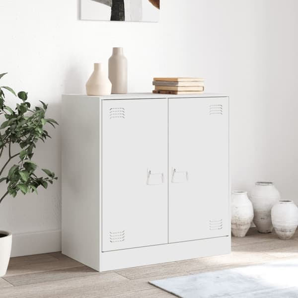 Skänk vit 67x39x73 cm stål