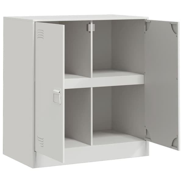 Skänk vit 67x39x73 cm stål