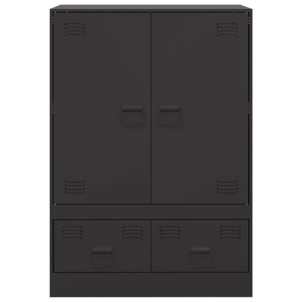 skab 67x39x95 cm stål sort