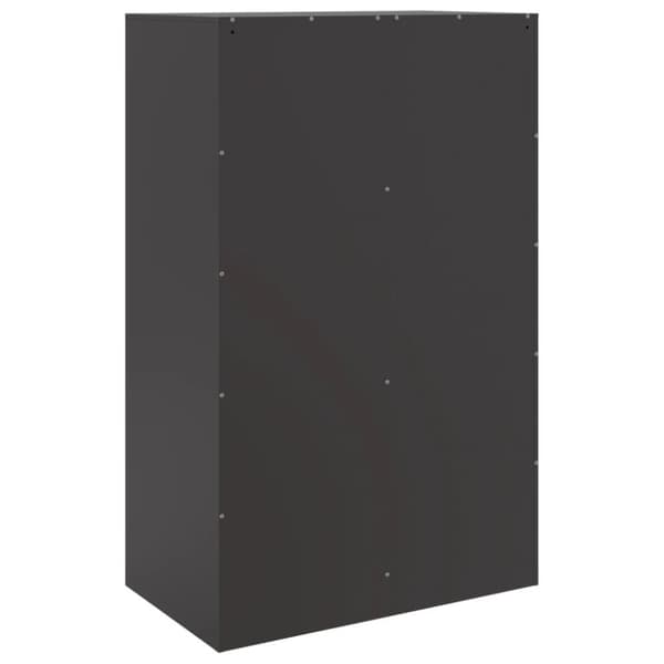 Senkki musta 67x39x107 cm teräs