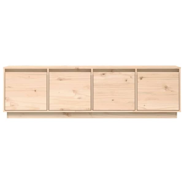 Tv-bänk 156x37x45 cm massiv furu