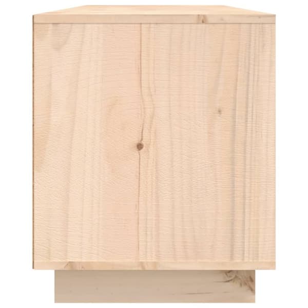 Tv-bänk 156x37x45 cm massiv furu