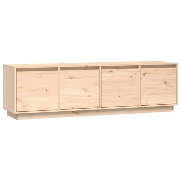 Tv-bänk 156x37x45 cm massiv furu