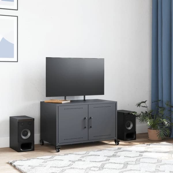 TV-taso antrasiitti 68x39x43,5 cm teräs