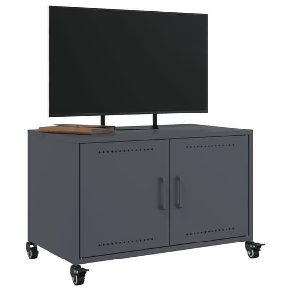 TV-taso antrasiitti 68x39x43,5 cm teräs