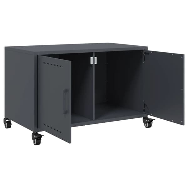 TV-taso antrasiitti 68x39x43,5 cm teräs
