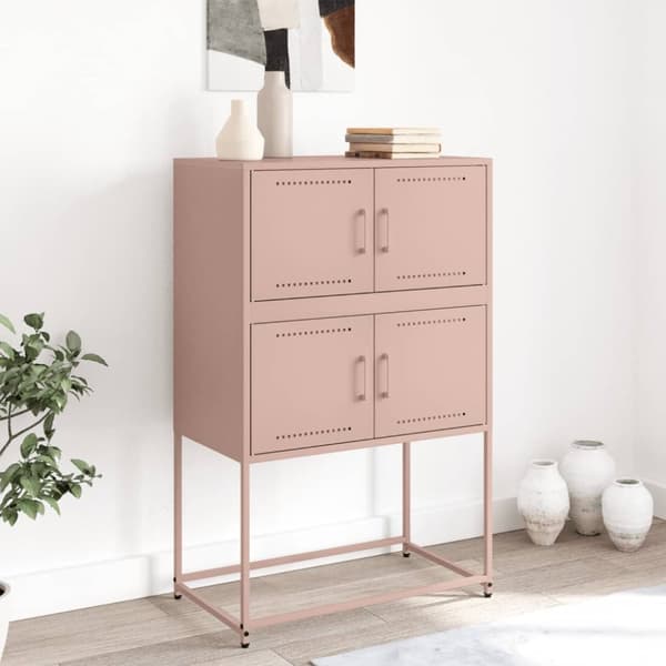 Senkki pinkki 68,5x38,5x107 cm teräs