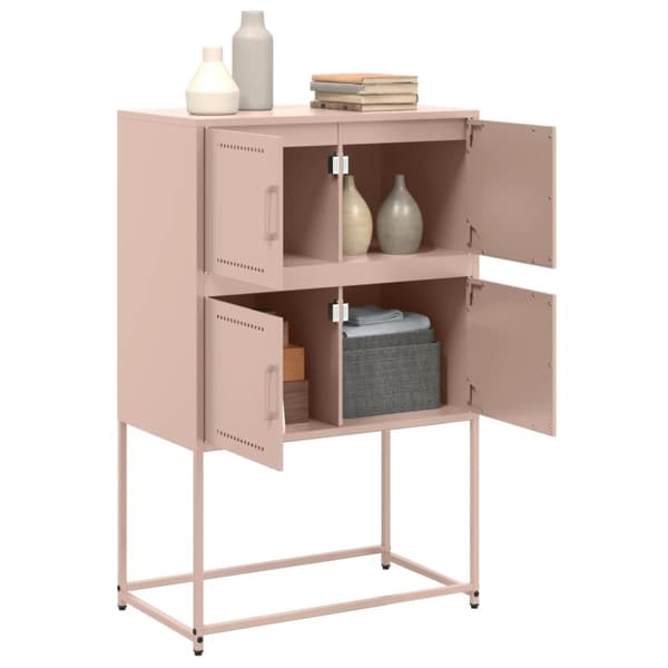 Senkki pinkki 68,5x38,5x107 cm teräs
