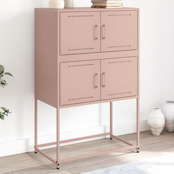 Senkki pinkki 68,5x38,5x107 cm teräs