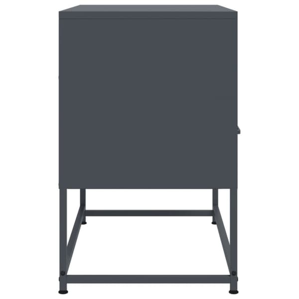 tv-bord 68x39x60,5 cm stål antracitgrå
