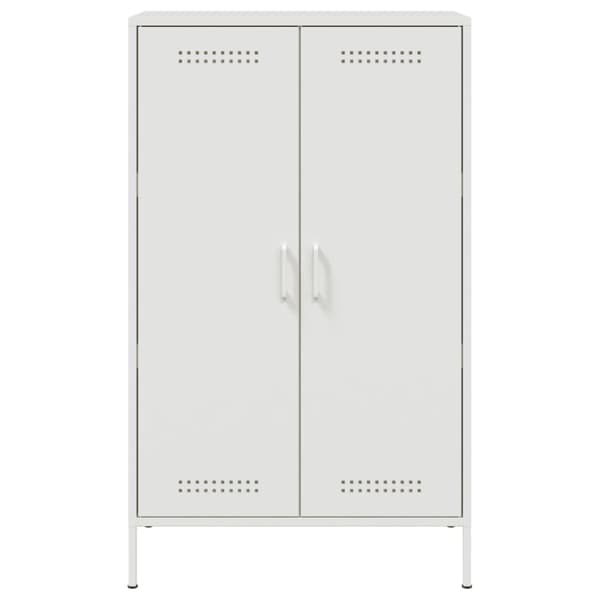 Kaappi valkoinen 68x39x113 cm teräs