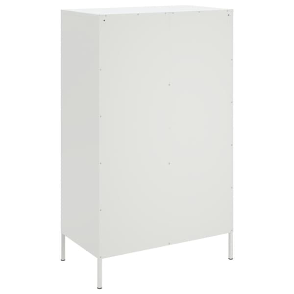 Kaappi valkoinen 68x39x113 cm teräs