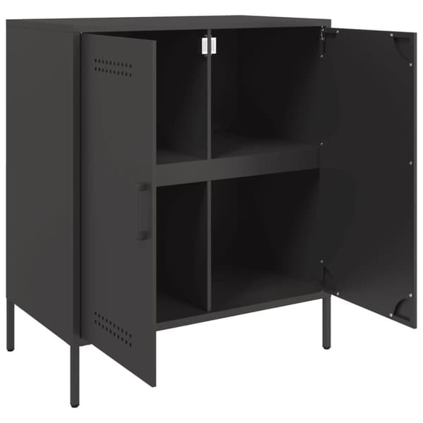 skænk 68x39x79 cm stål sort