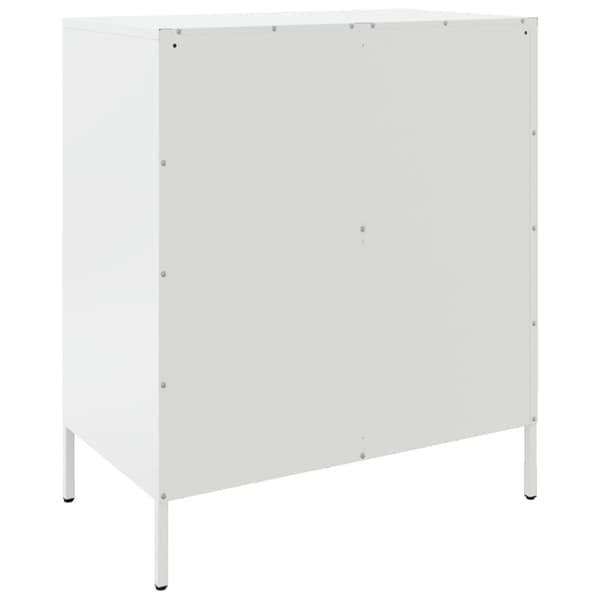 skab 68x39x79 cm stål hvid