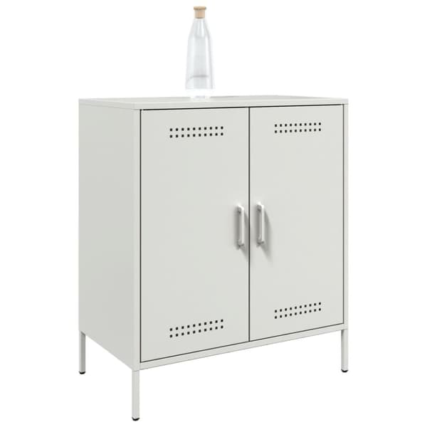 skab 68x39x79 cm stål hvid
