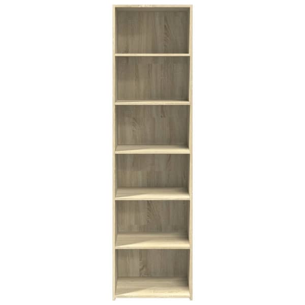 højskab 50x41x185 cm konstrueret træ sonoma-eg