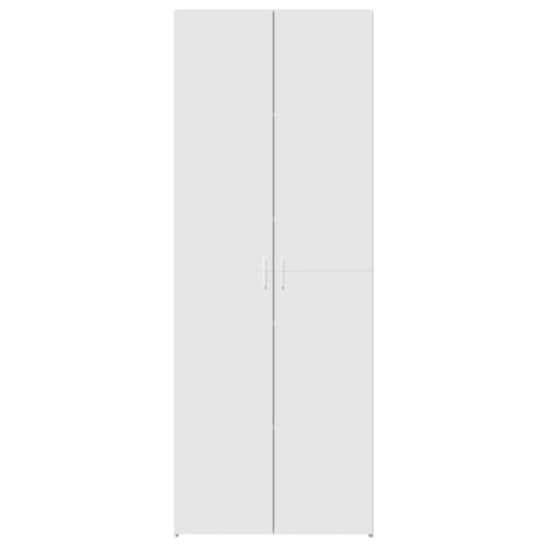 skab 70x42,5x185 cm konstrueret træ hvid