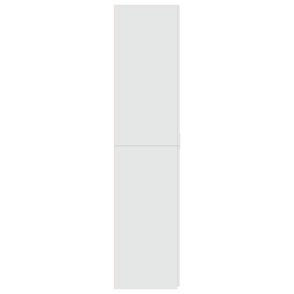 skab 70x42,5x185 cm konstrueret træ hvid