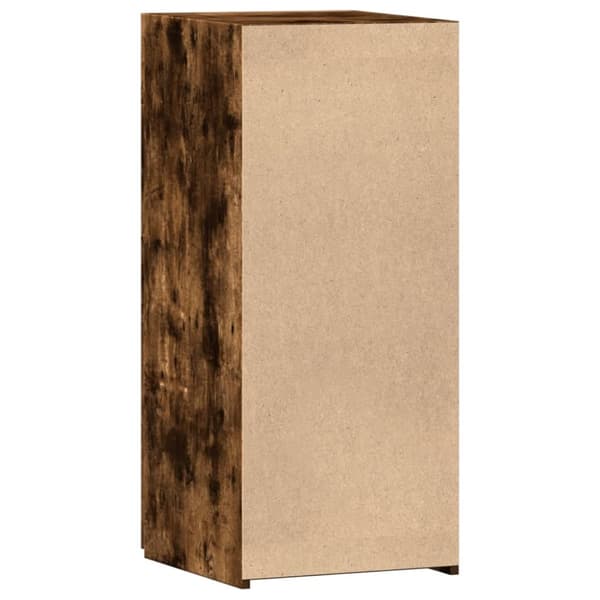 skab 40x42,5x93 cm konstrueret træ røget egetræsfarve