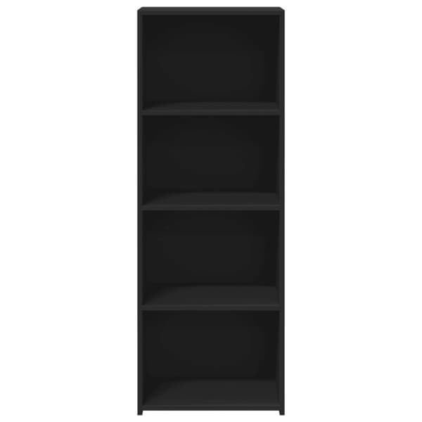 reol 45x41x124 cm konstrueret træ sort