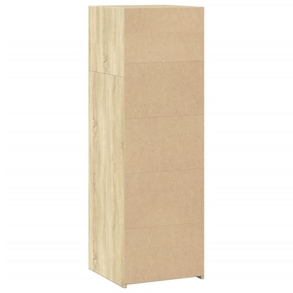 reol 40x41x124 cm konstrueret træ sonoma-eg