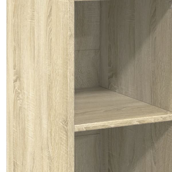 reol 40x41x124 cm konstrueret træ sonoma-eg