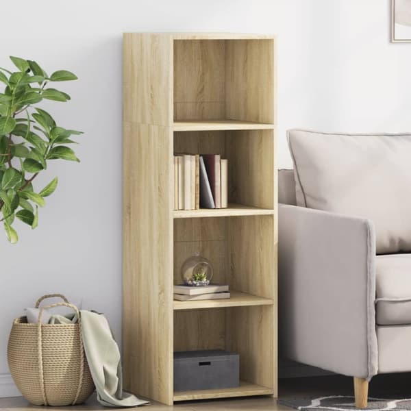 reol 40x41x124 cm konstrueret træ sonoma-eg