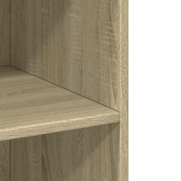 reol 70x41x185 cm konstrueret træ sonoma-eg