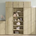 Miniatyrbillede 1 af 10: reol 70x41x185 cm konstrueret træ sonoma-eg