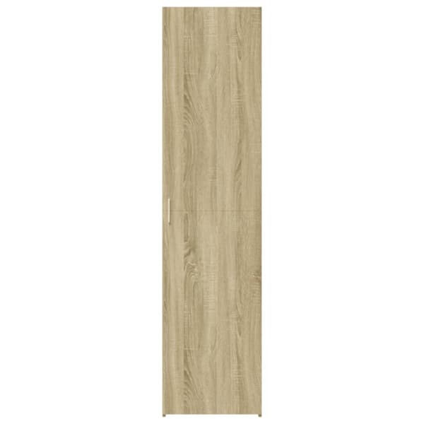 højskab 40x42,5x185 cm konstrueret træ sonoma-eg