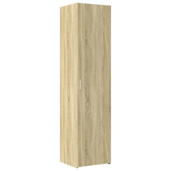 højskab 40x42,5x185 cm konstrueret træ sonoma-eg