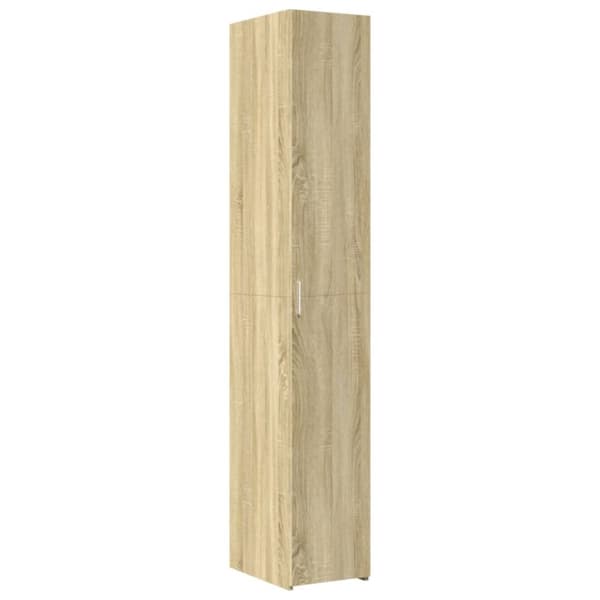 skab 30x42,5x225 cm smalt konstrueret træ sonoma-eg