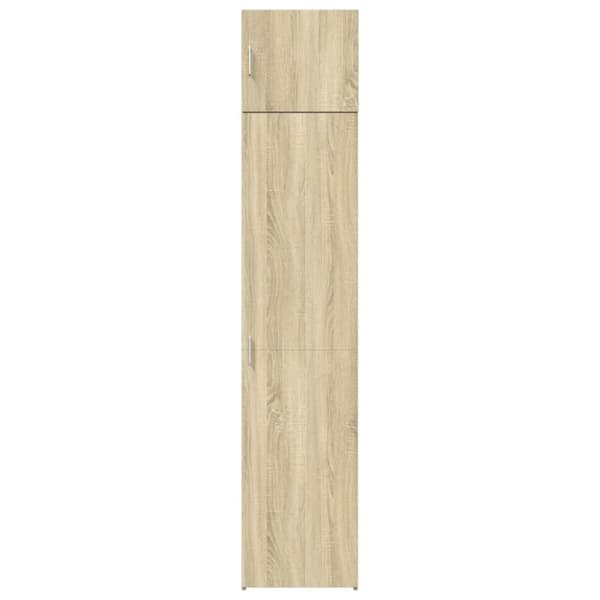 skab 45x42,5x225 cm smalt konstrueret træ sonoma-eg