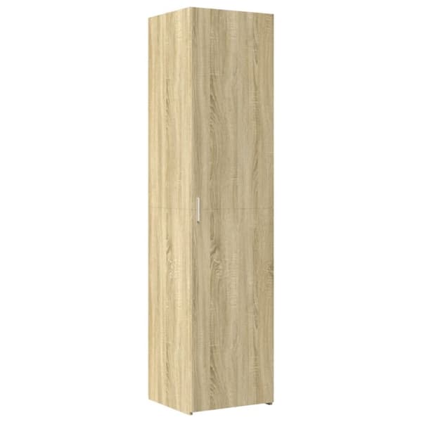 skab 45x42,5x225 cm smalt konstrueret træ sonoma-eg