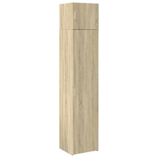 skab 45x42,5x225 cm smalt konstrueret træ sonoma-eg