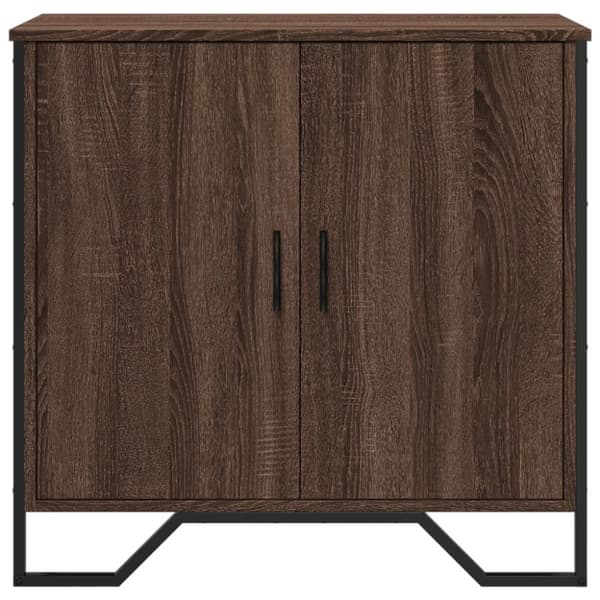 skænk 78x35,5x74,5 cm konstrueret træ brun egetræsfarve