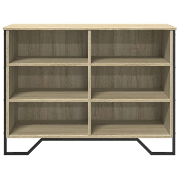 skænk 101x35,5x74,5 cm konstrueret træ sonoma-eg