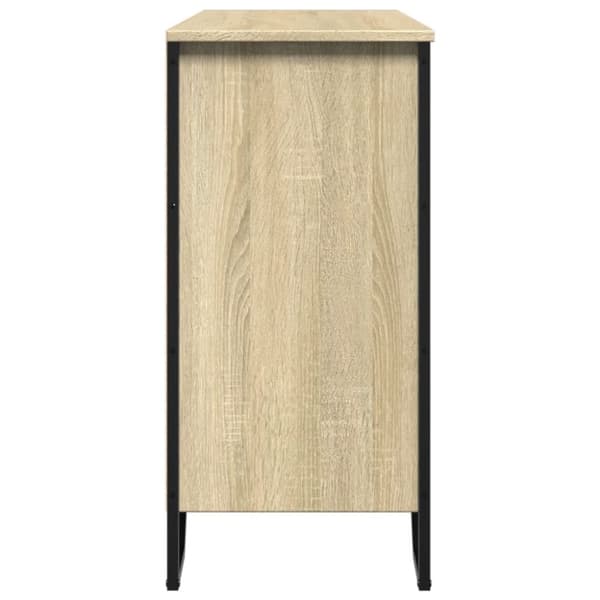 skænk 101x35,5x74,5 cm konstrueret træ sonoma-eg