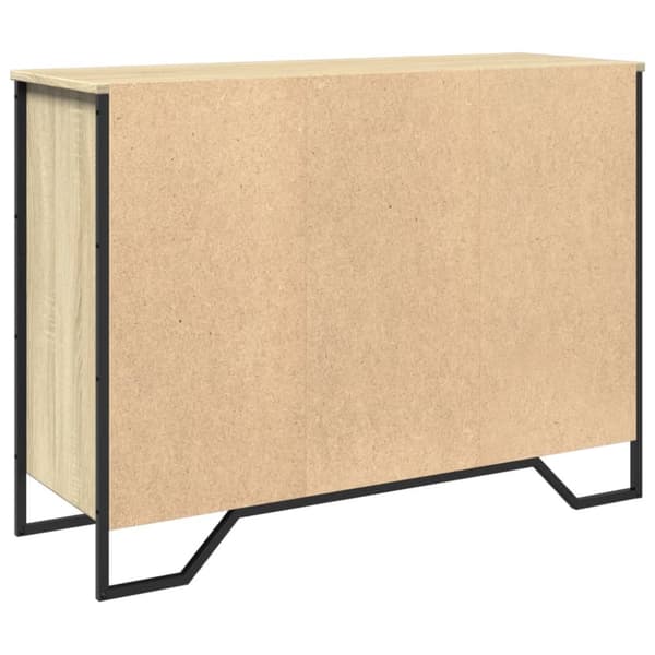 skænk 101x35,5x74,5 cm konstrueret træ sonoma-eg