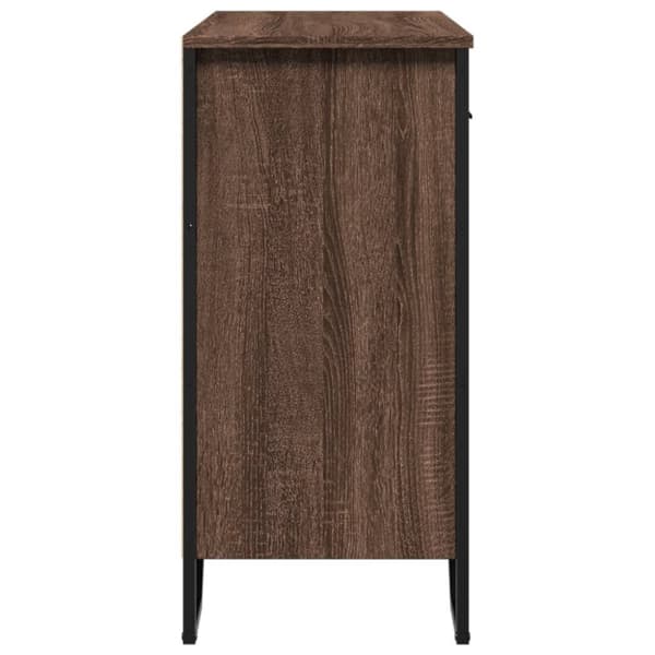 Senkki ruskea tammi 79,5x35,5x74,5 cm tekninen puu