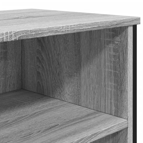 Skänk grå sonoma 101x35,5x74,5 cm konstruerat trä