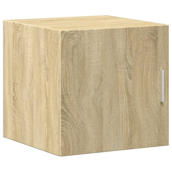skab 40x42,5x225 cm smalt konstrueret træ sonoma-eg